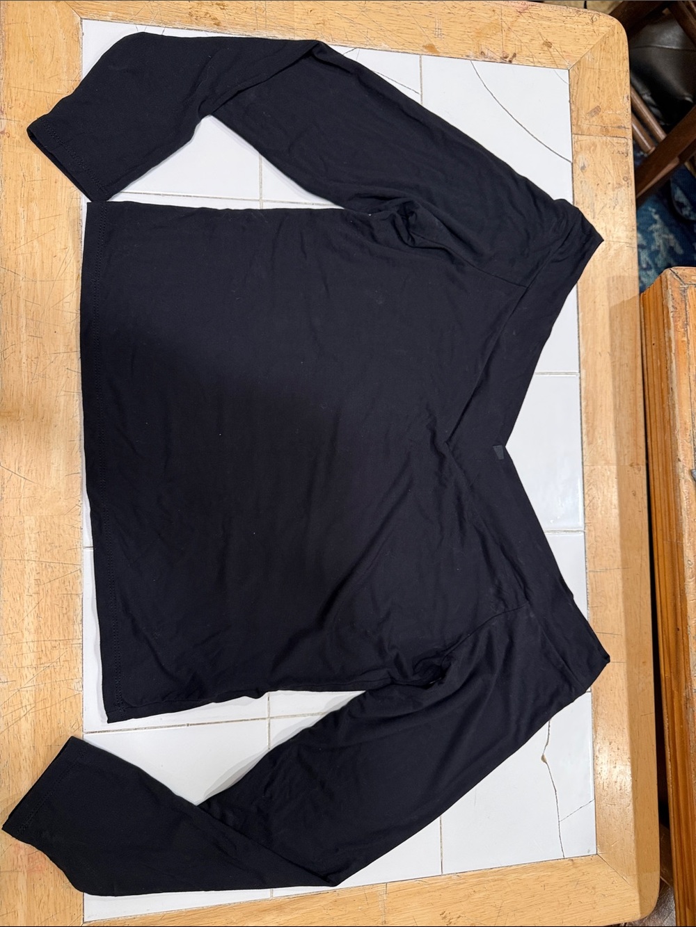 H & M Divided women’s deep V (front and back) neck shirt